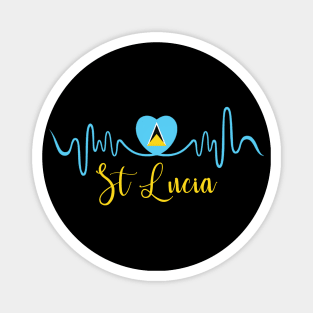 st lucia Magnet